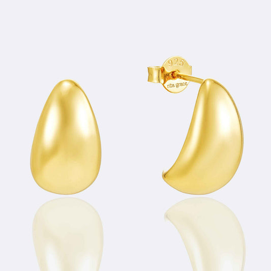 Emily-Rose Chunky Teardrop Studs