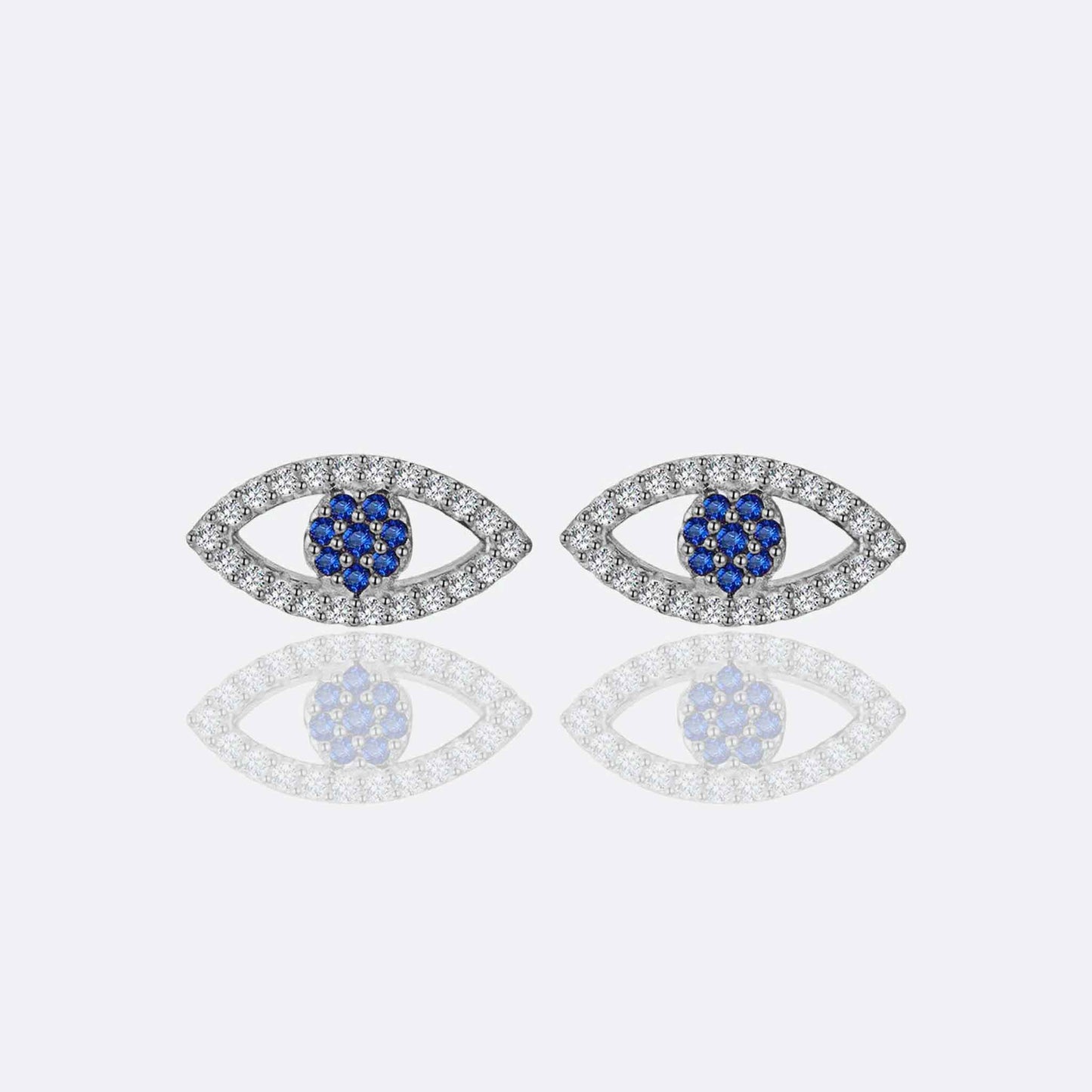 Eva Evil Eye Stud Earrings