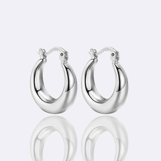 Kirsty U-Shape Chunky Hollow Hoops