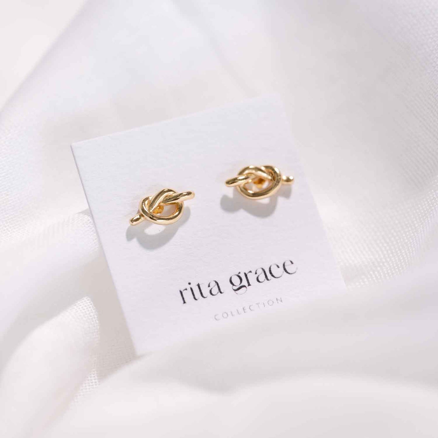 Skye Knot Stud Earrings